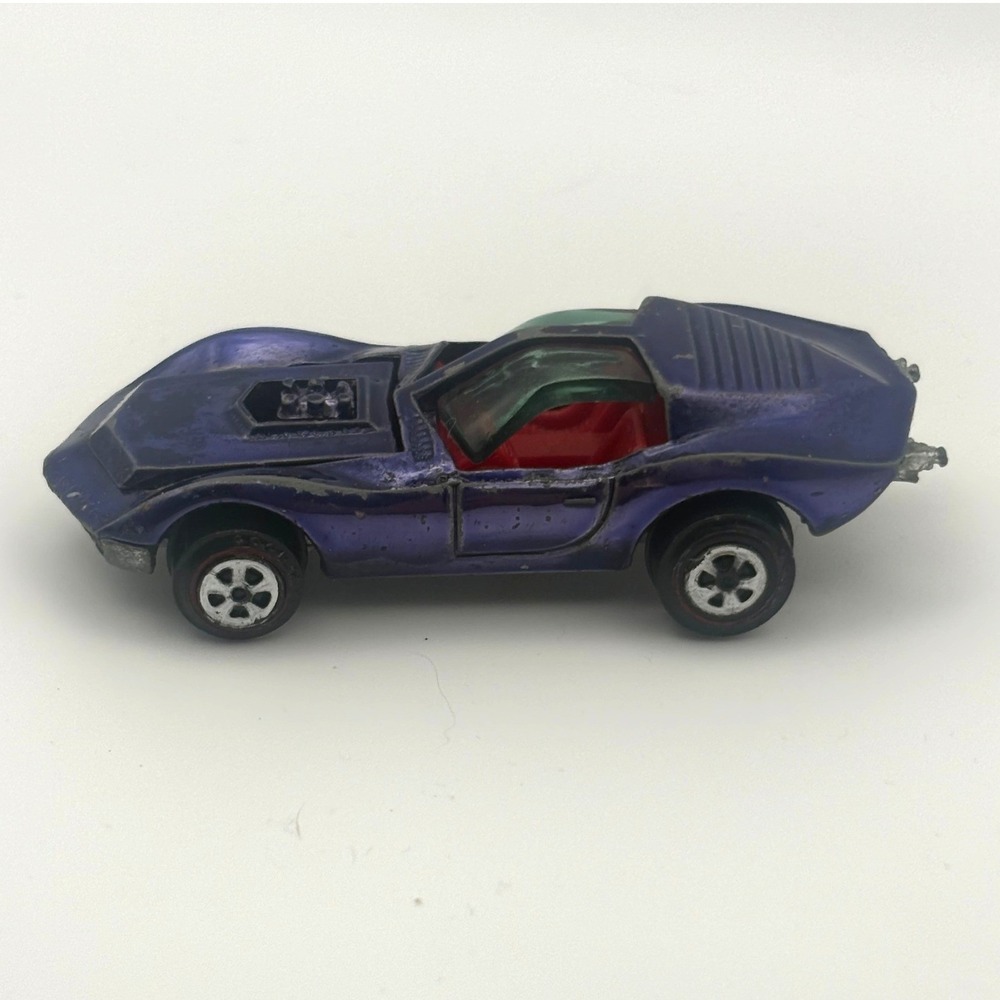 Vintage Johnny Lightning Custom Mako Shark Topper Toys Purple Diecast Car